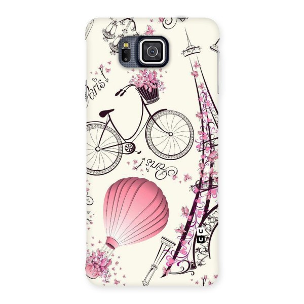 Flower Clipart Back Case for Galaxy Alpha