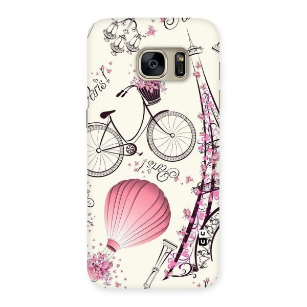 Flower Clipart Back Case for Galaxy S7