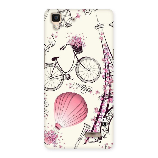 Flower Clipart Back Case for Oppo R7