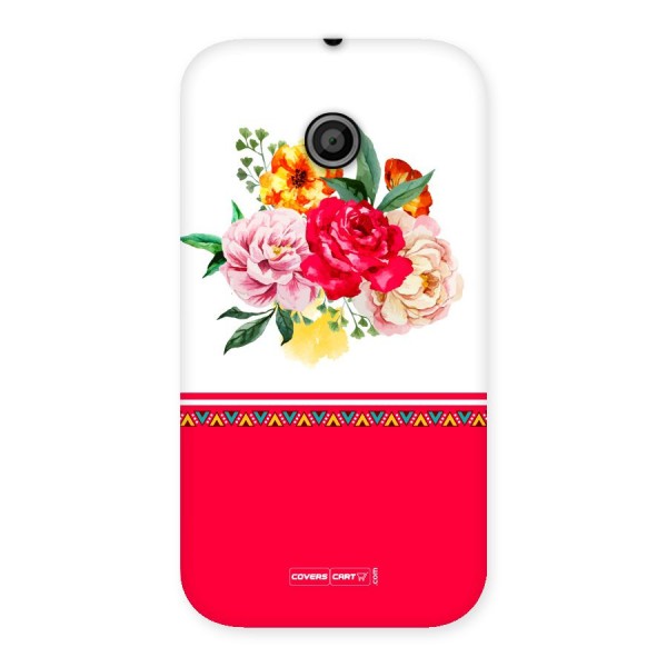 Flower Fusion Back Case for Moto E