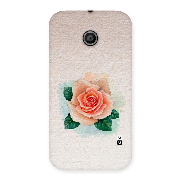 Flower Water Art Back Case for Moto E