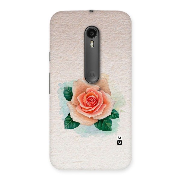 Flower Water Art Back Case for Moto G3