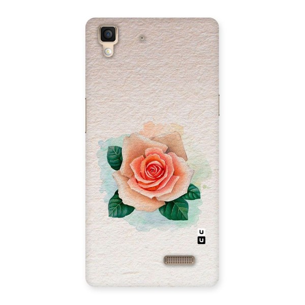 Flower Water Art Back Case for Oppo R7