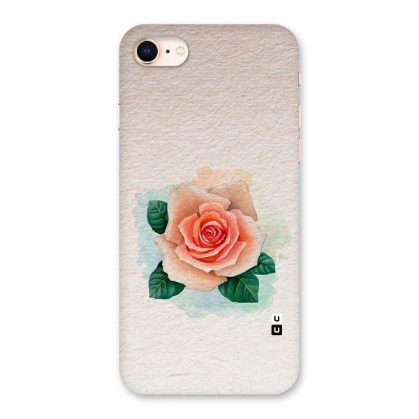 Flower Water Art Back Case for iPhone 8