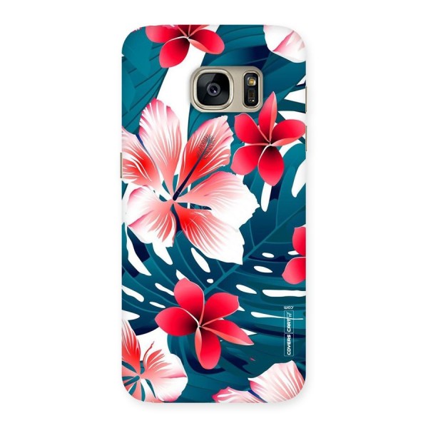 Flower design Back Case for Galaxy S7