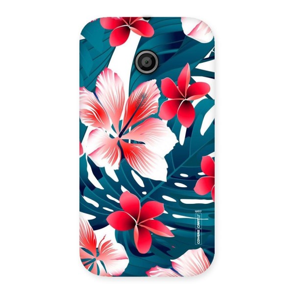 Flower design Back Case for Moto E