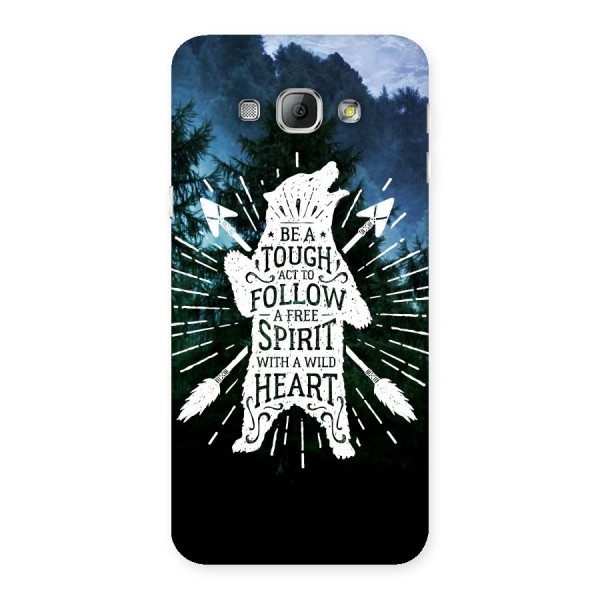 Follow Spirit Heart Back Case for Galaxy A8