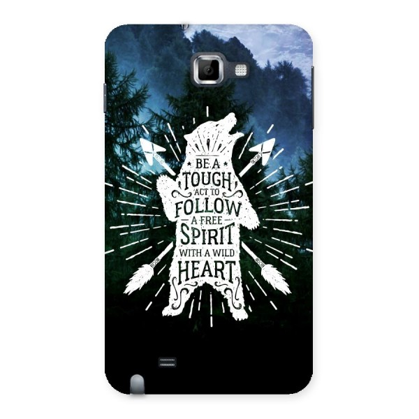 Follow Spirit Heart Back Case for Galaxy Note