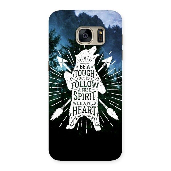 Follow Spirit Heart Back Case for Galaxy S7