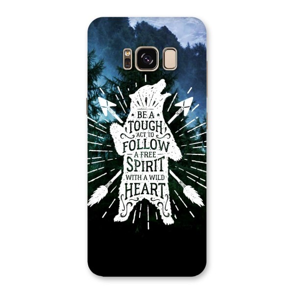 Follow Spirit Heart Back Case for Galaxy S8