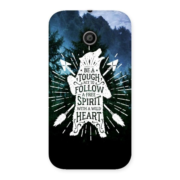 Follow Spirit Heart Back Case for Moto E