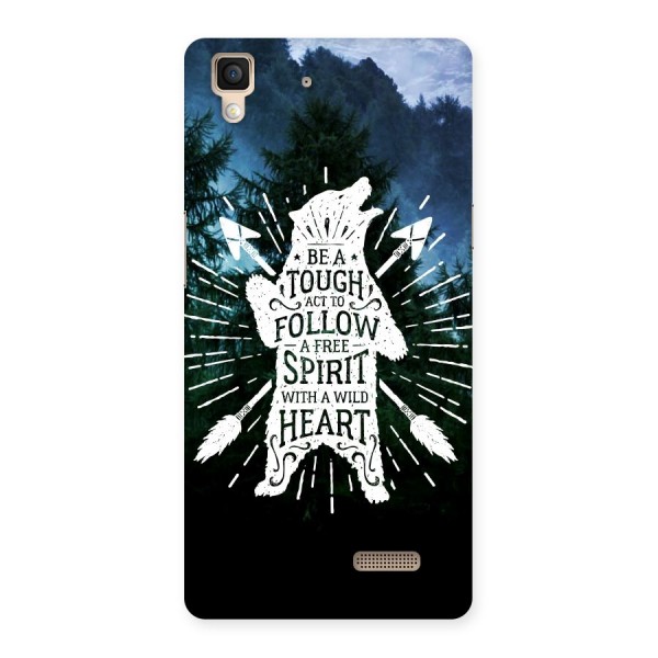 Follow Spirit Heart Back Case for Oppo R7