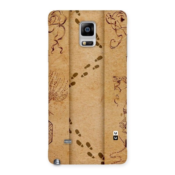 Footsteps Back Case for Galaxy Note 4