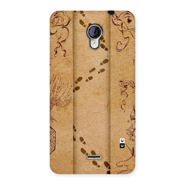 Footsteps Back Case for Micromax Unite 2 A106