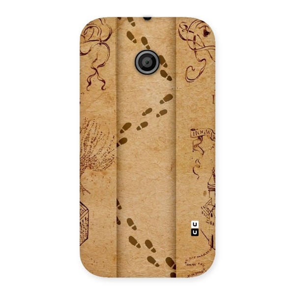 Footsteps Back Case for Moto E