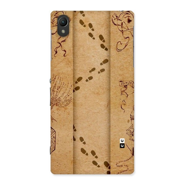 Footsteps Back Case for Sony Xperia Z1