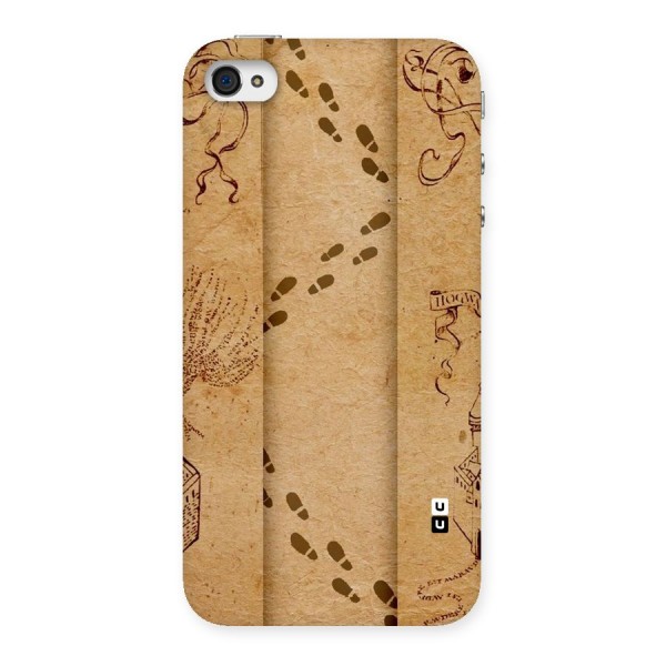 Footsteps Back Case for iPhone 4 4s