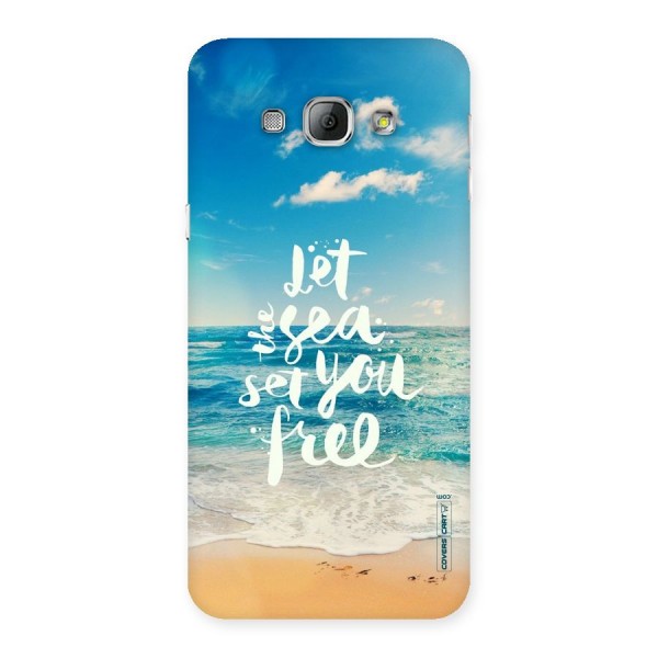 Free Sea Back Case for Galaxy A8