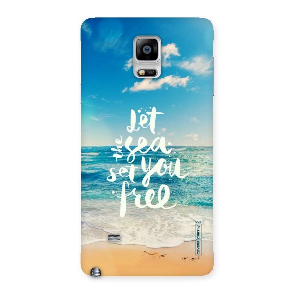 Free Sea Back Case for Galaxy Note 4