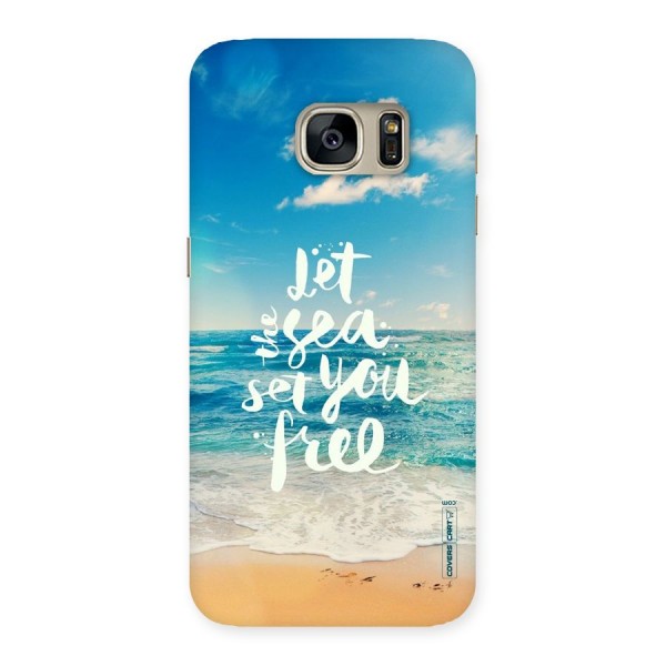 Free Sea Back Case for Galaxy S7