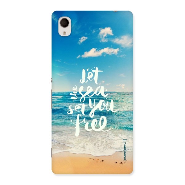 Free Sea Back Case for Xperia M4 Aqua