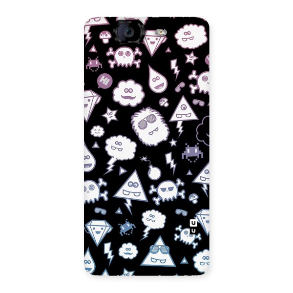 Funny Faces Back Case for Canvas Knight A350