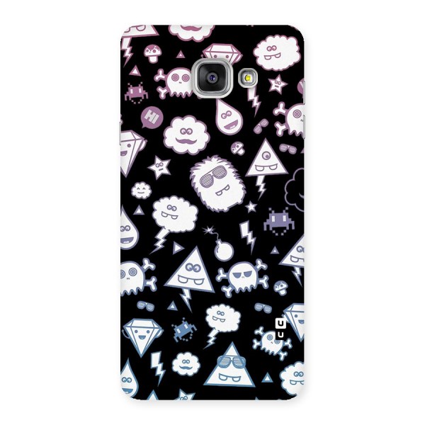 Funny Faces Back Case for Galaxy A7 2016