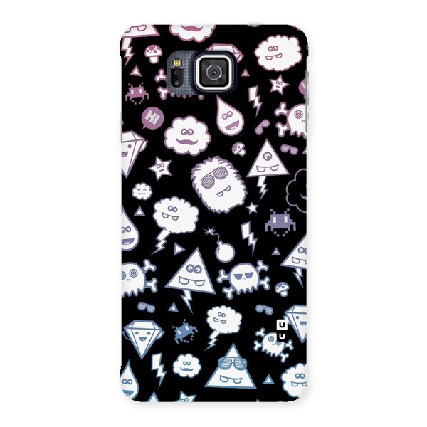 Funny Faces Back Case for Galaxy Alpha