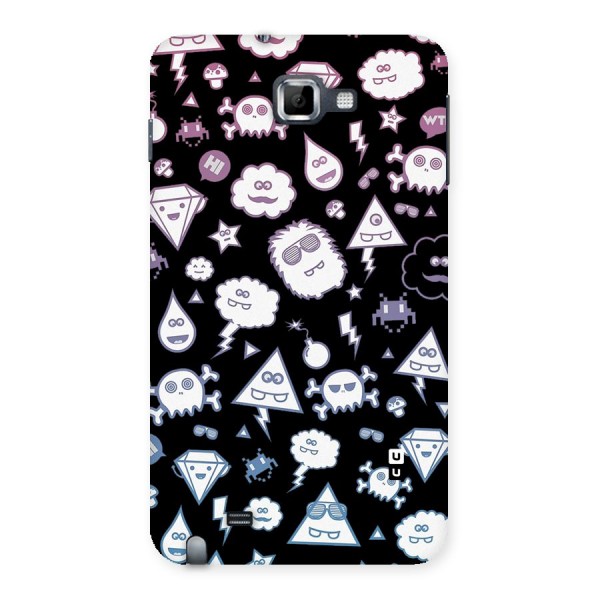 Funny Faces Back Case for Galaxy Note