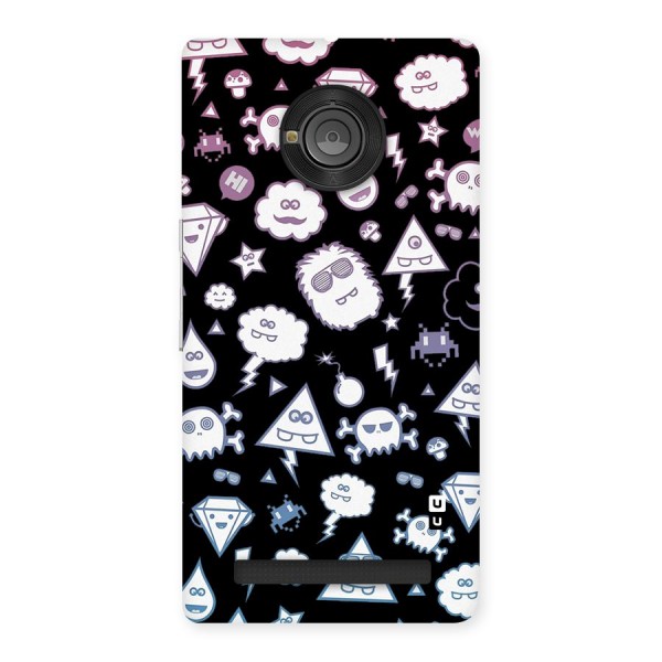 Funny Faces Back Case for Yu Yuphoria