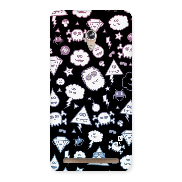 Funny Faces Back Case for Zenfone 6