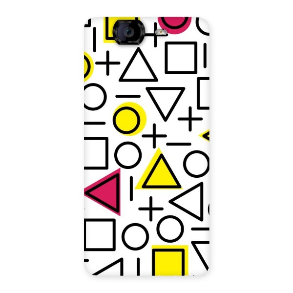 Geometry Pattern Back Case for Canvas Knight A350