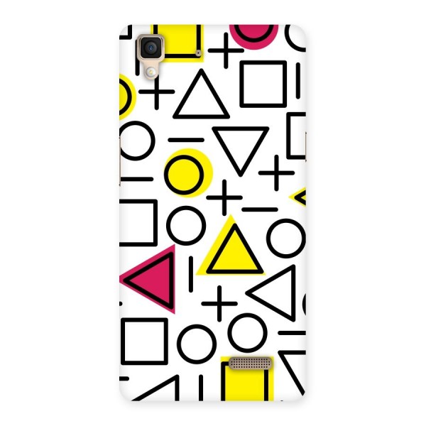 Geometry Pattern Back Case for Oppo R7