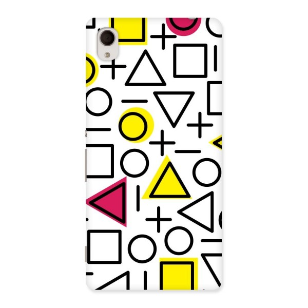 Geometry Pattern Back Case for Xperia M4 Aqua