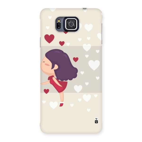 Girl in Love Back Case for Galaxy Alpha