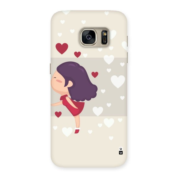 Girl in Love Back Case for Galaxy S7