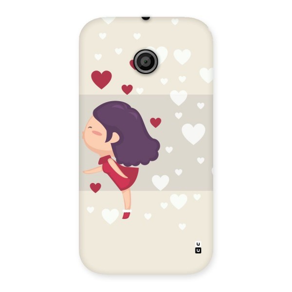 Girl in Love Back Case for Moto E