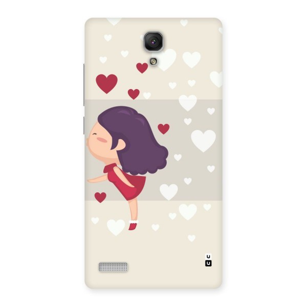 Girl in Love Back Case for Redmi Note