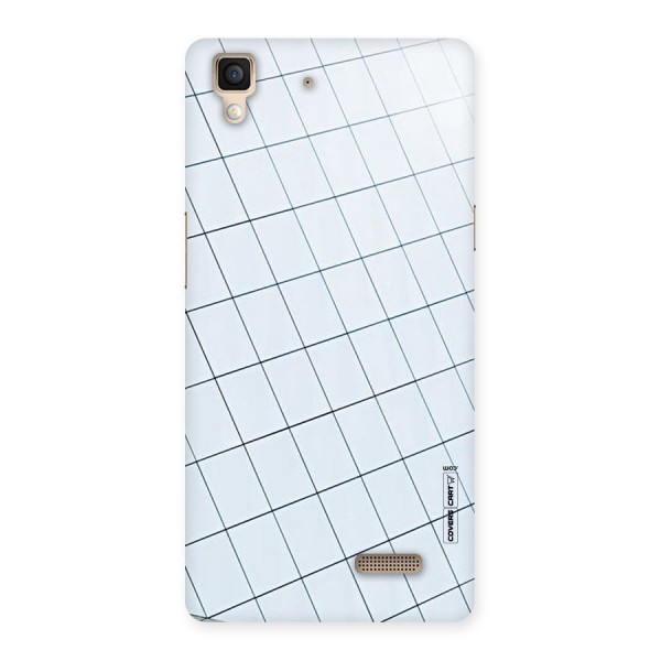 Glass Square Wall Back Case for Oppo R7