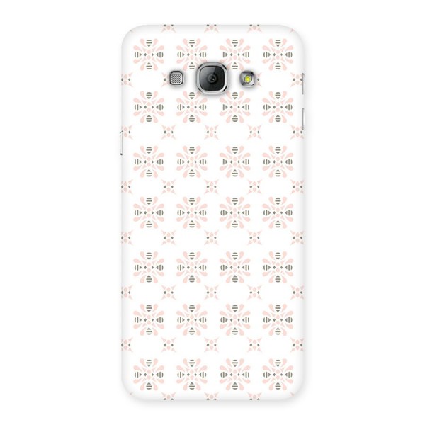 Pink Floral Pattern Back Case for Galaxy A8