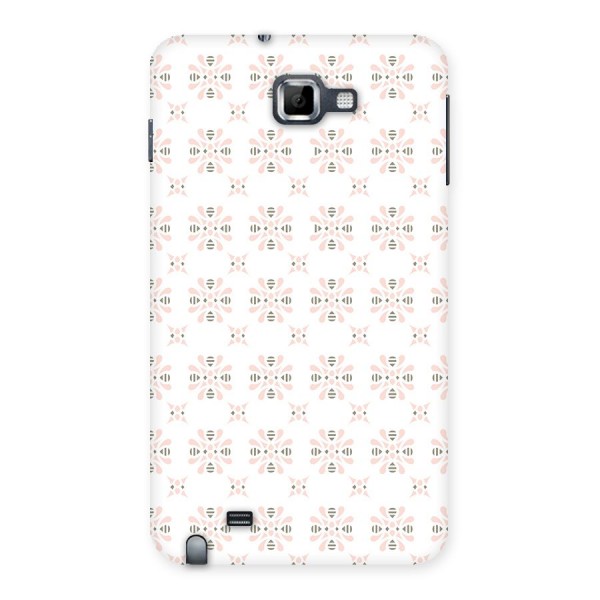 Pink Floral Pattern Back Case for Galaxy Note