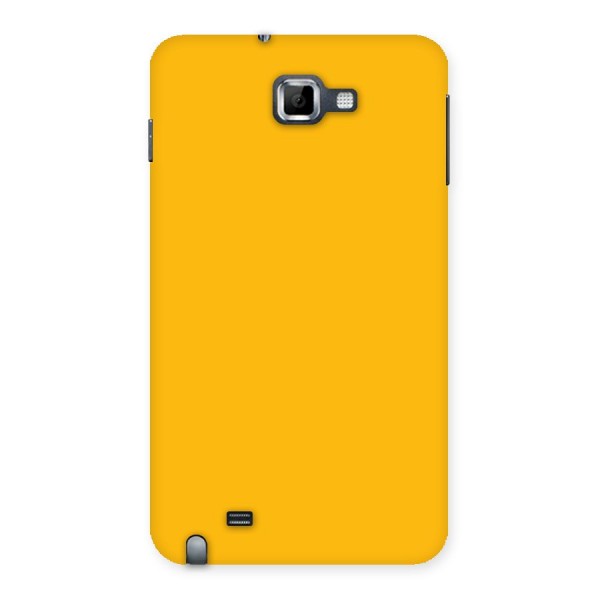 Gold Yellow Back Case for Galaxy Note