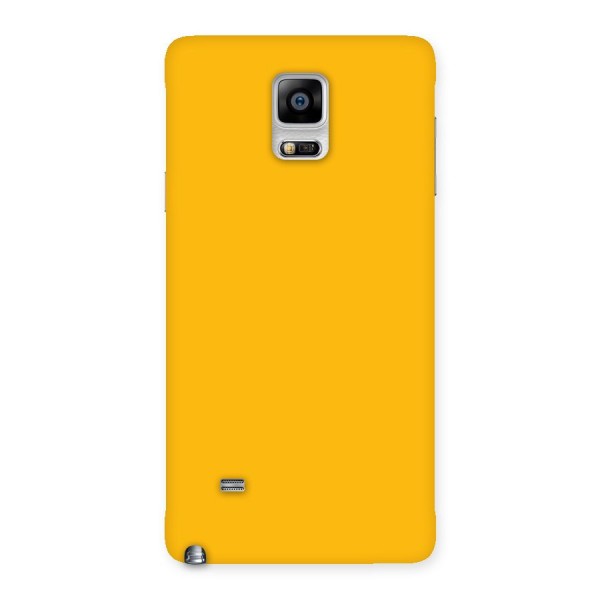 Gold Yellow Back Case for Galaxy Note 4