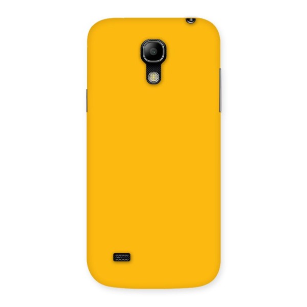 Gold Yellow Back Case for Galaxy S4 Mini