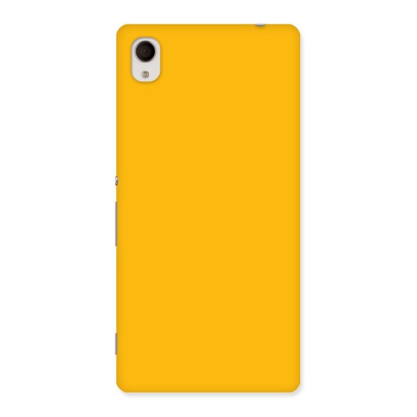 Gold Yellow Back Case for Xperia M4 Aqua