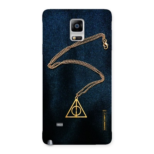 Golden Chain Back Case for Galaxy Note 4