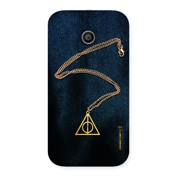 Golden Chain Back Case for Moto E