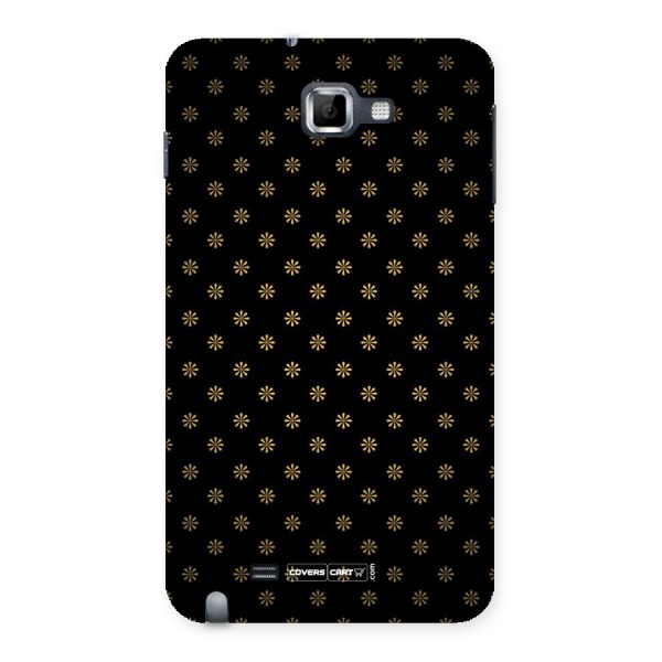 Golden Flowers Back Case for Galaxy Note