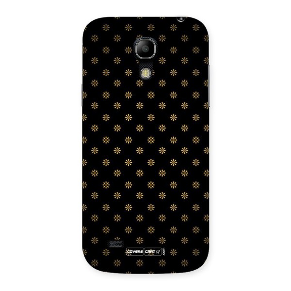 Golden Flowers Back Case for Galaxy S4 Mini