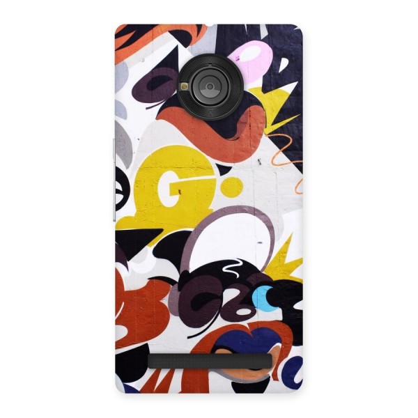 Graffiti Wall Back Case for Yu Yuphoria